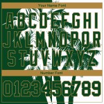 Maillot de baseball motif arbres Hawaii 3D noix de coco, motif personnalisé authentique Maillot de baseball motif arbres Hawaii 3D noix de coco, motif personnalisé authentique