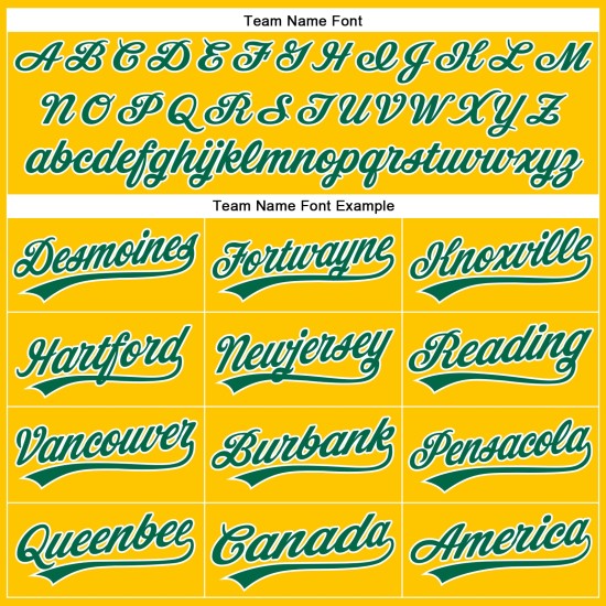 Maillot de baseball personnalisé Kelly jaune vert-blanc authentique Maillot de baseball personnalisé Kelly jaune vert-blanc authentique