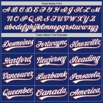 Maillot Royal Baseball personnalisé authentique blanc-rouge Maillot Royal Baseball personnalisé authentique blanc-rouge