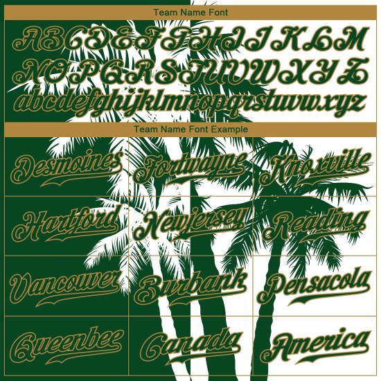 Maillot de baseball motif arbres Hawaii 3D noix de coco, motif personnalisé authentique Maillot de baseball motif arbres Hawaii 3D noix de coco, motif personnalisé authentique